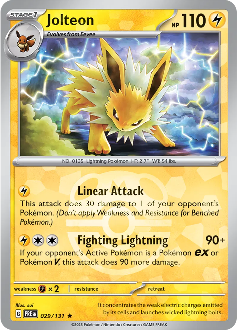 Jolteon Master Ball Holo 29 Normal
