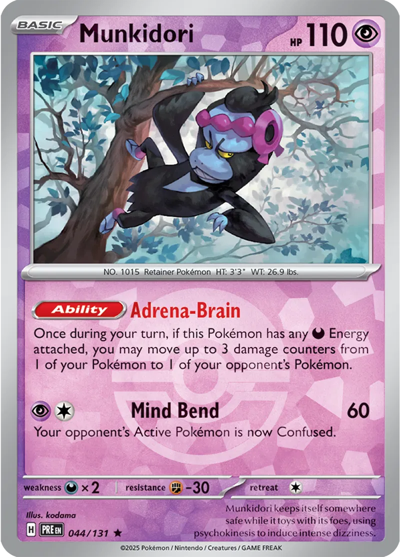 Munkidori Poke ball Holo 44 Normal