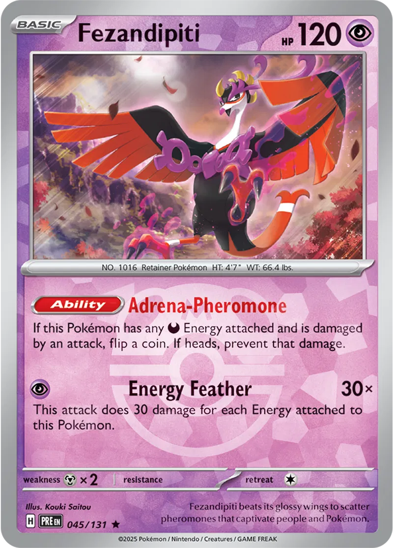Fezandipiti Master Ball Holo 45 Normal