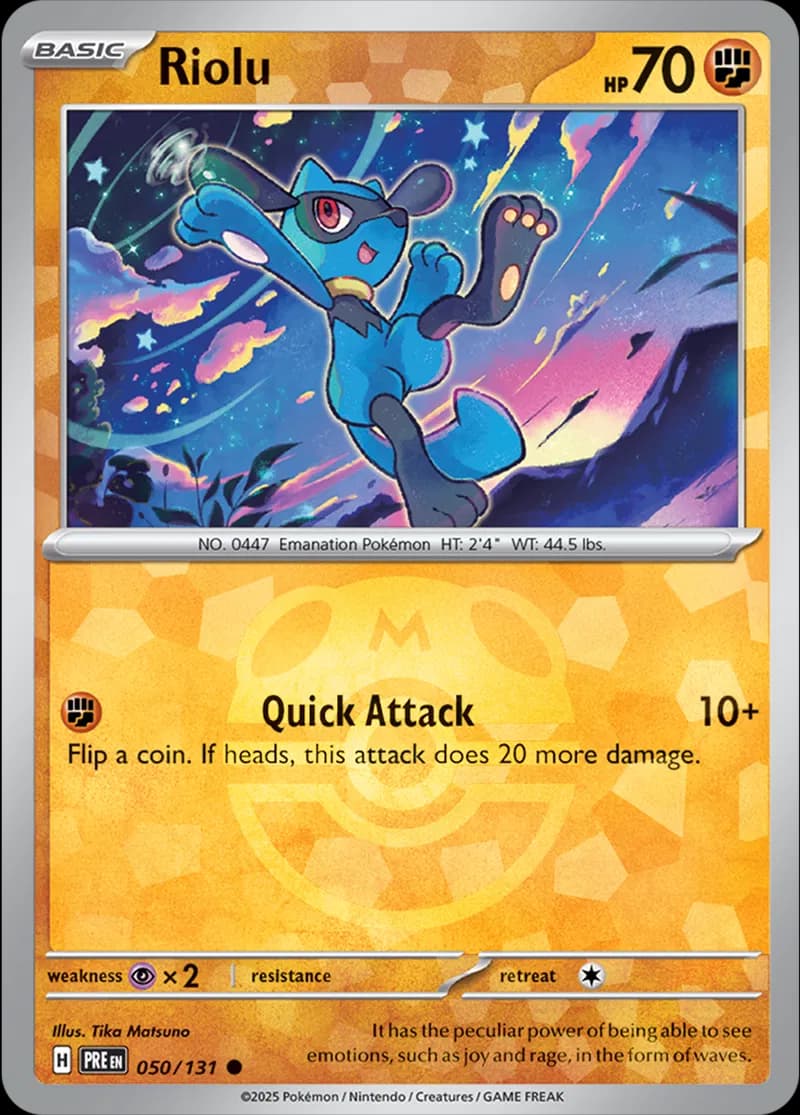 Riolu Master Ball Holo 50 Normal