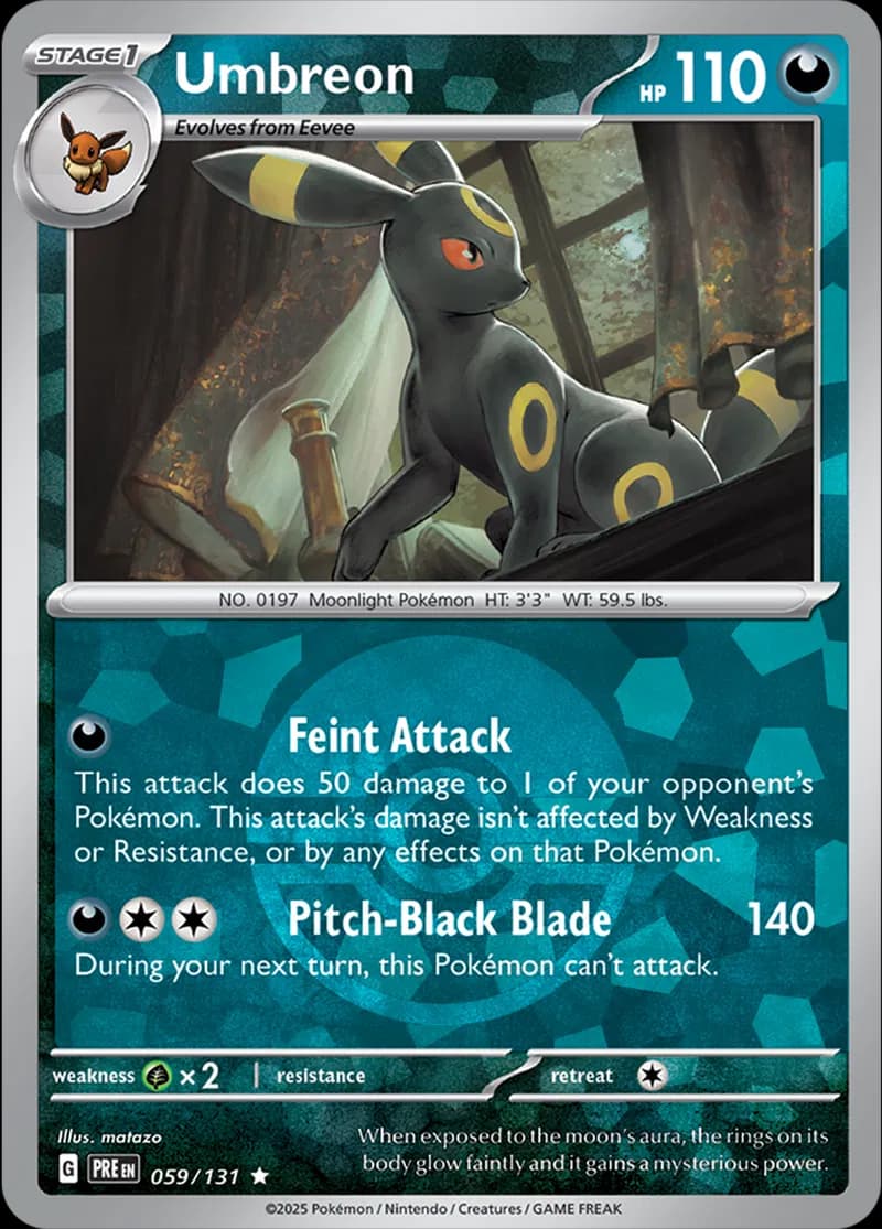 Umbreon Poke ball Holo 59 Normal
