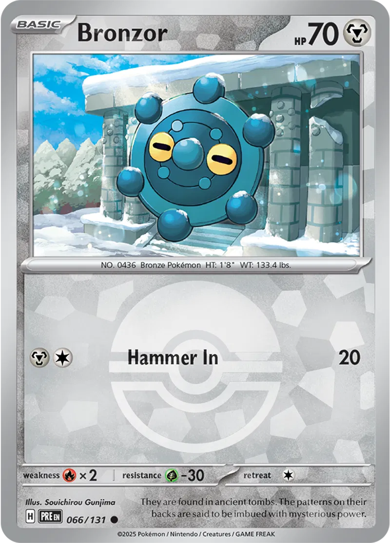 Bronzor Poke ball Holo 66 Normal