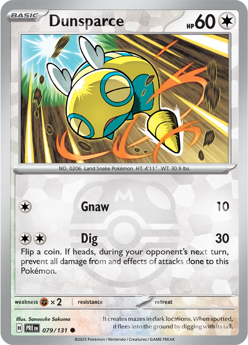 Dunsparce Master Ball Holo 79