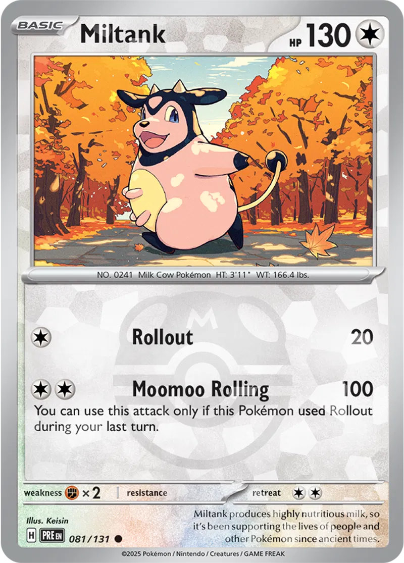 Miltank Master Ball Holo 81 Normal