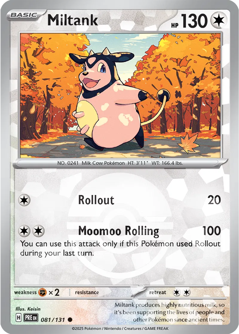 Miltank Poke ball Holo 81 Normal