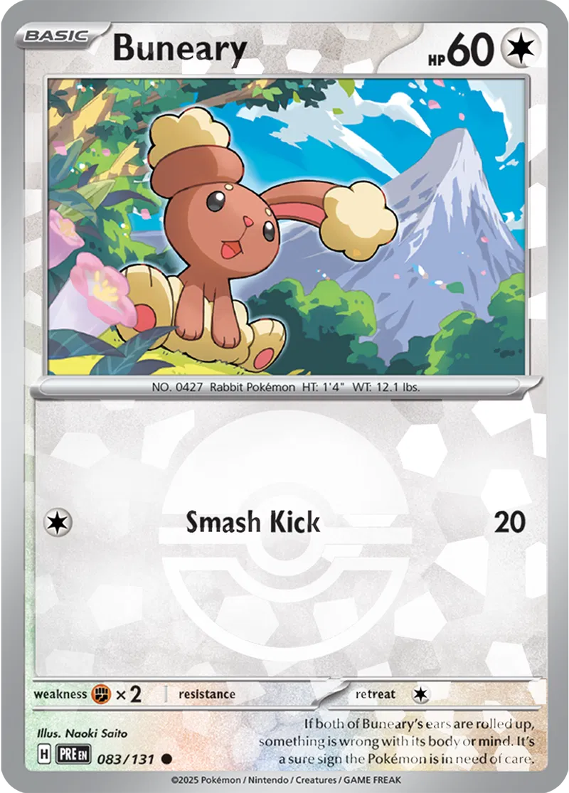 Buneary Poke ball Holo 83 Normal