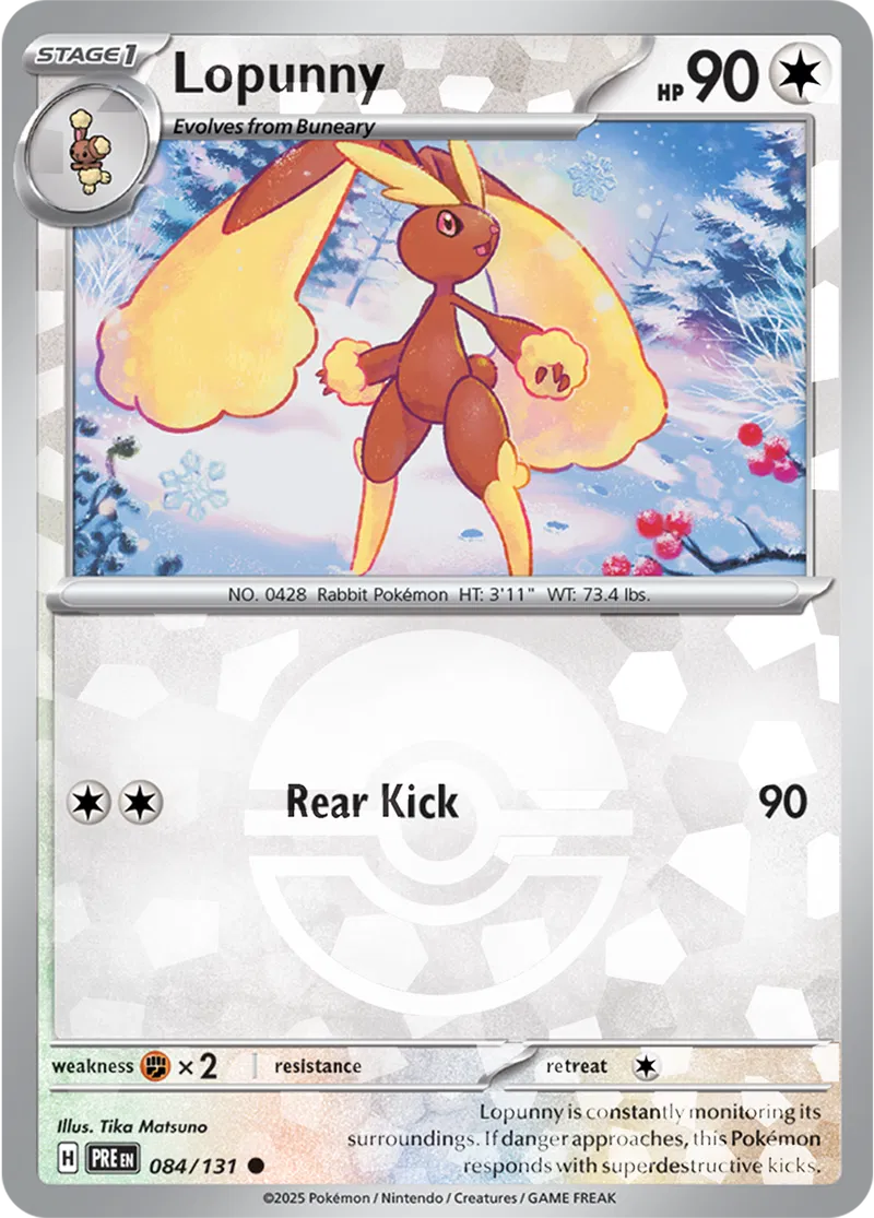 Lopunny Poke ball Holo 84 Normal