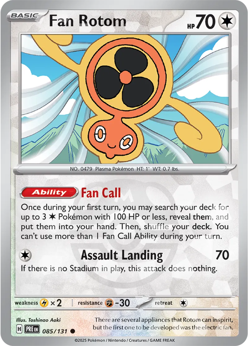 Fan Rotom Master Ball Holo 85