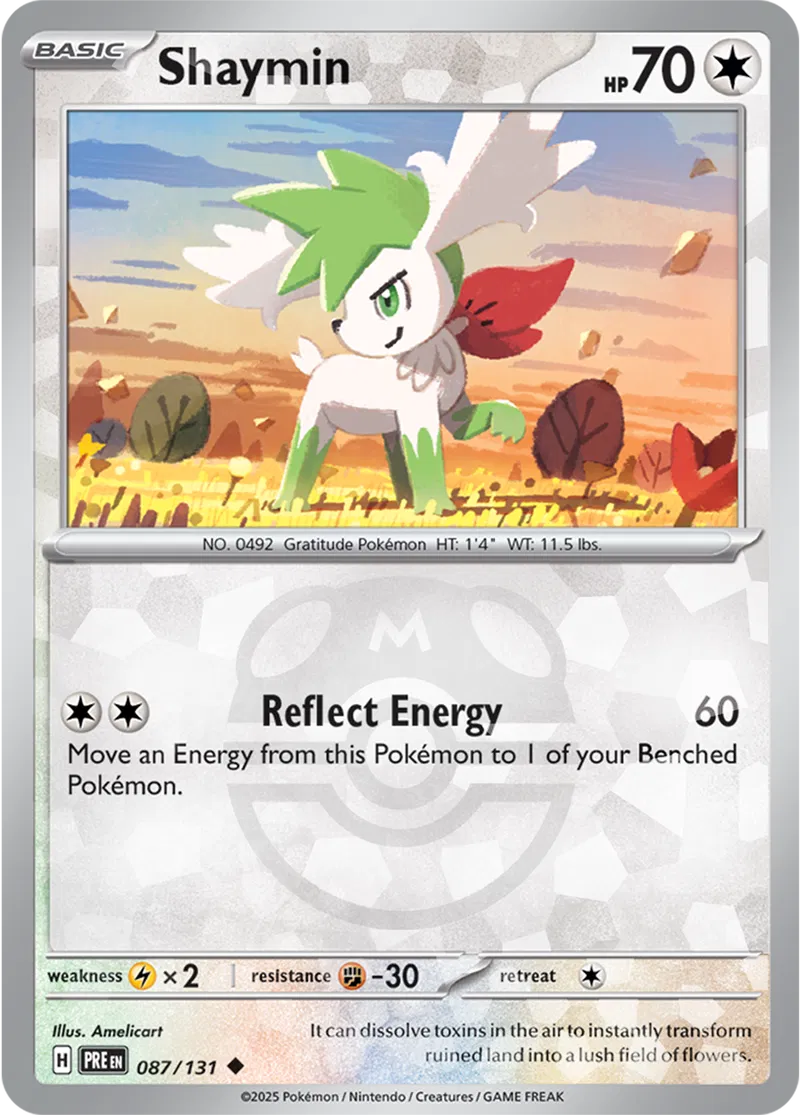 Shaymin Master Ball Holo 87 Normal