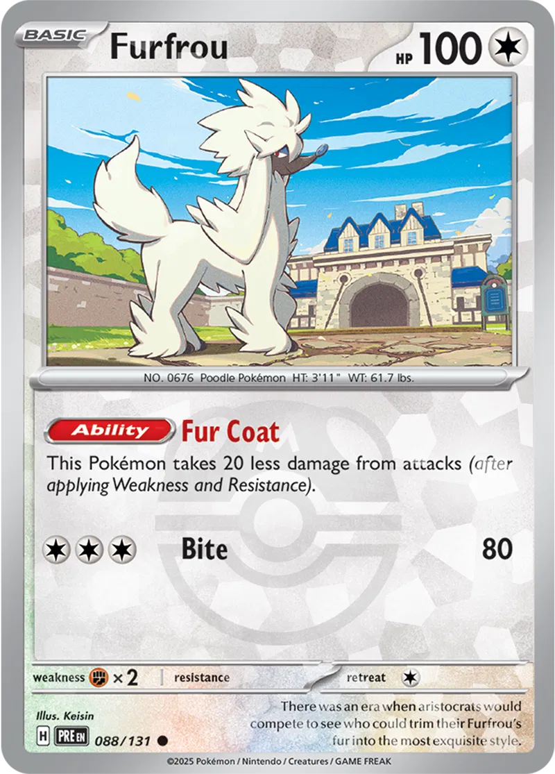 Furfrou Master Ball Holo 88 Normal