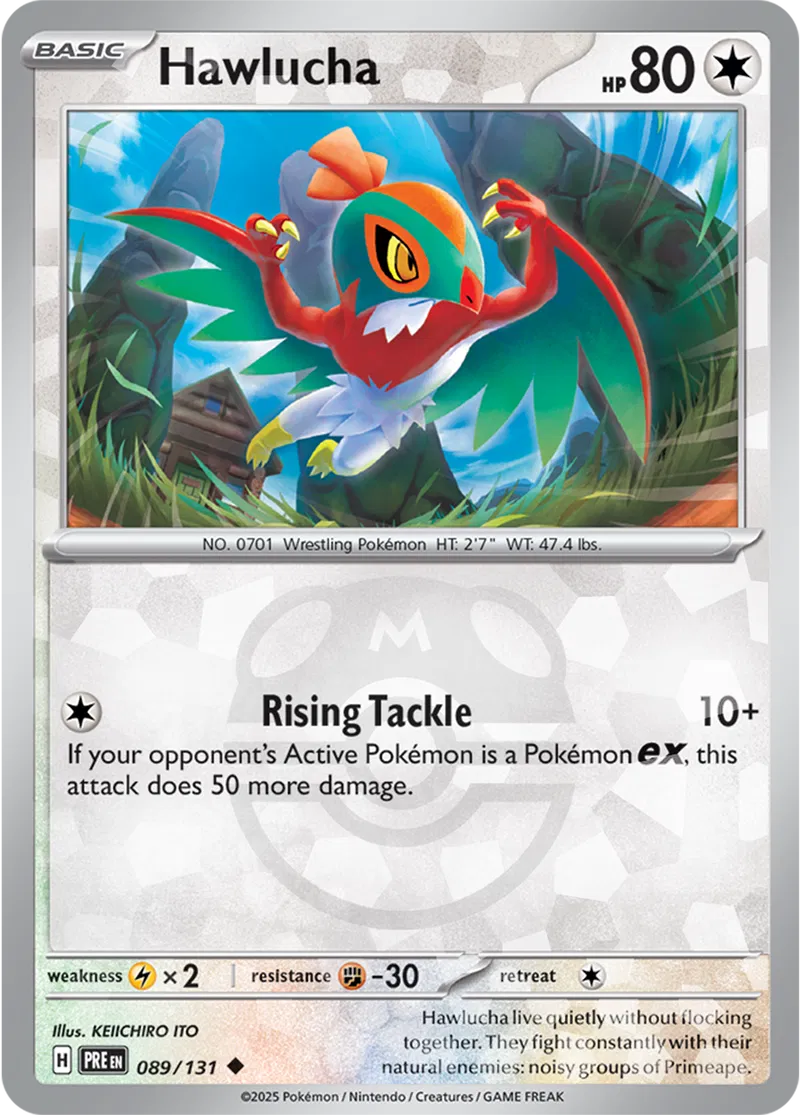 Hawlucha Master Ball Holo 89 Normal