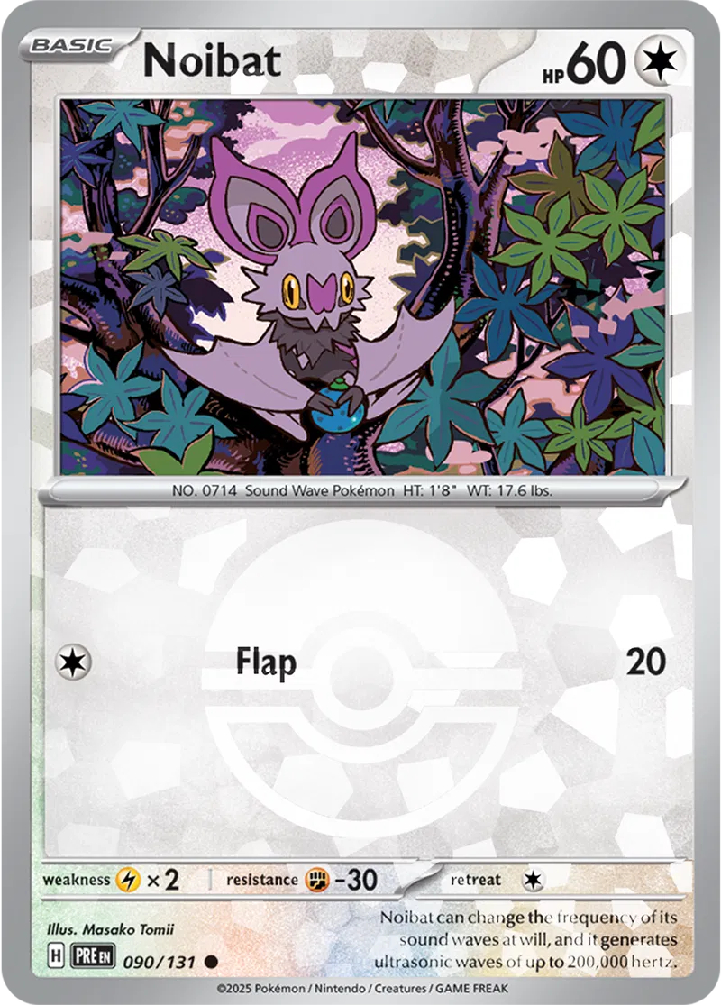 Noibat Poke ball Holo 90 Normal