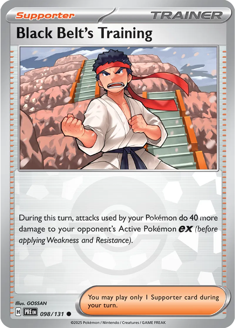 Black Belt's Training Poke ball Holo 98