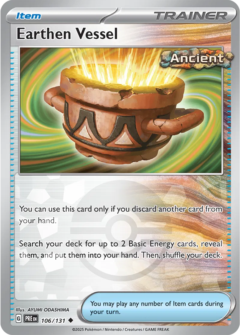 Earthen Vessel Poke ball Holo 106 Normal