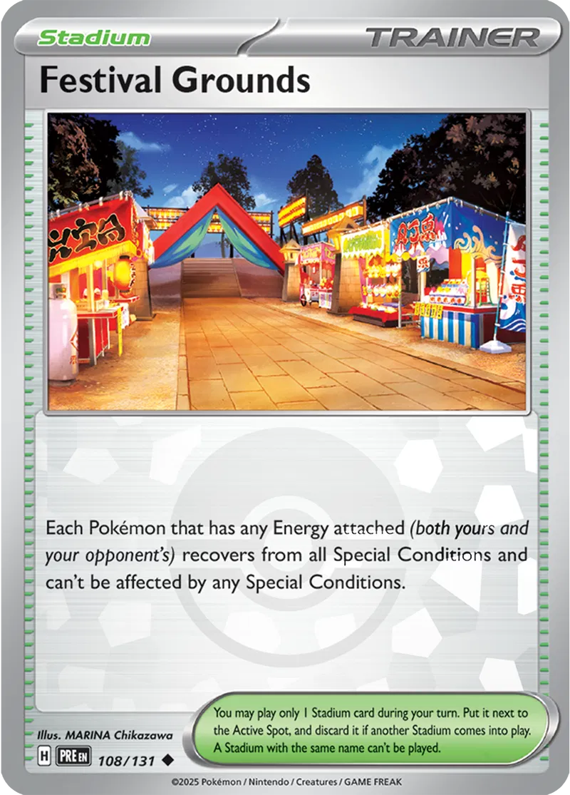 Festival Grounds Poke ball Holo 108 Normal