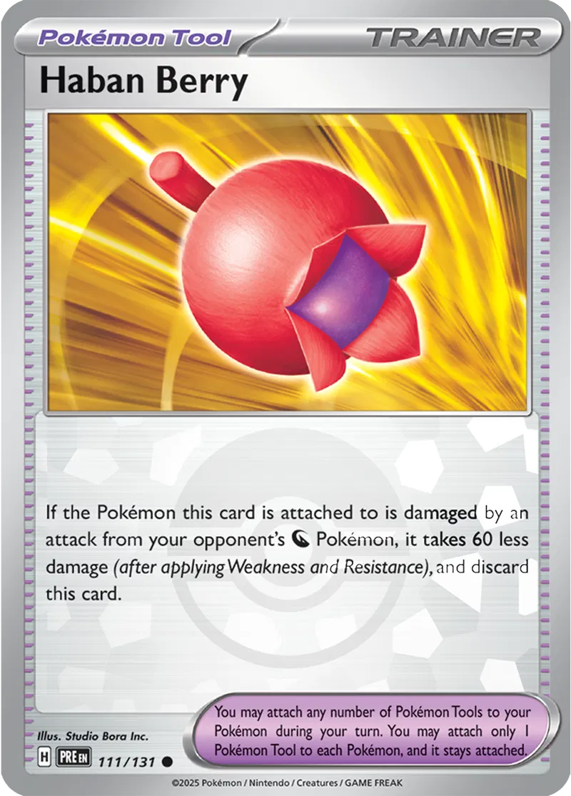 Haban Berry Poke ball Holo 111 Normal
