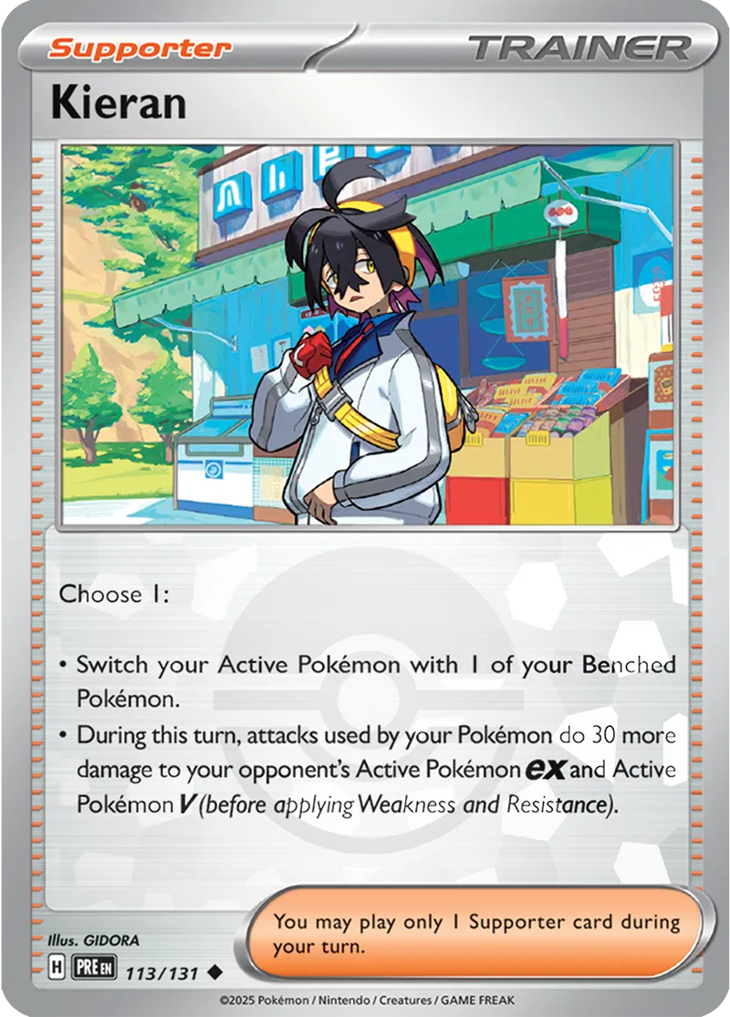 Kieran Poke ball Holo 113