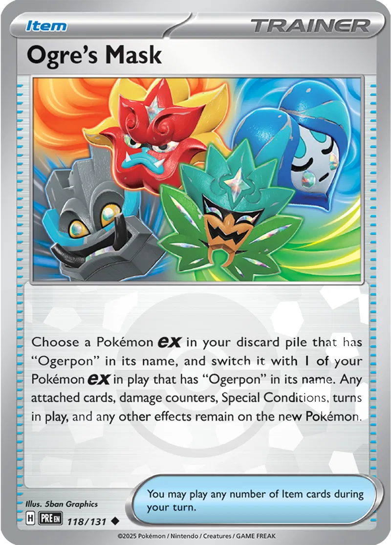 Ogre's Mask Poke ball Holo 118 Normal