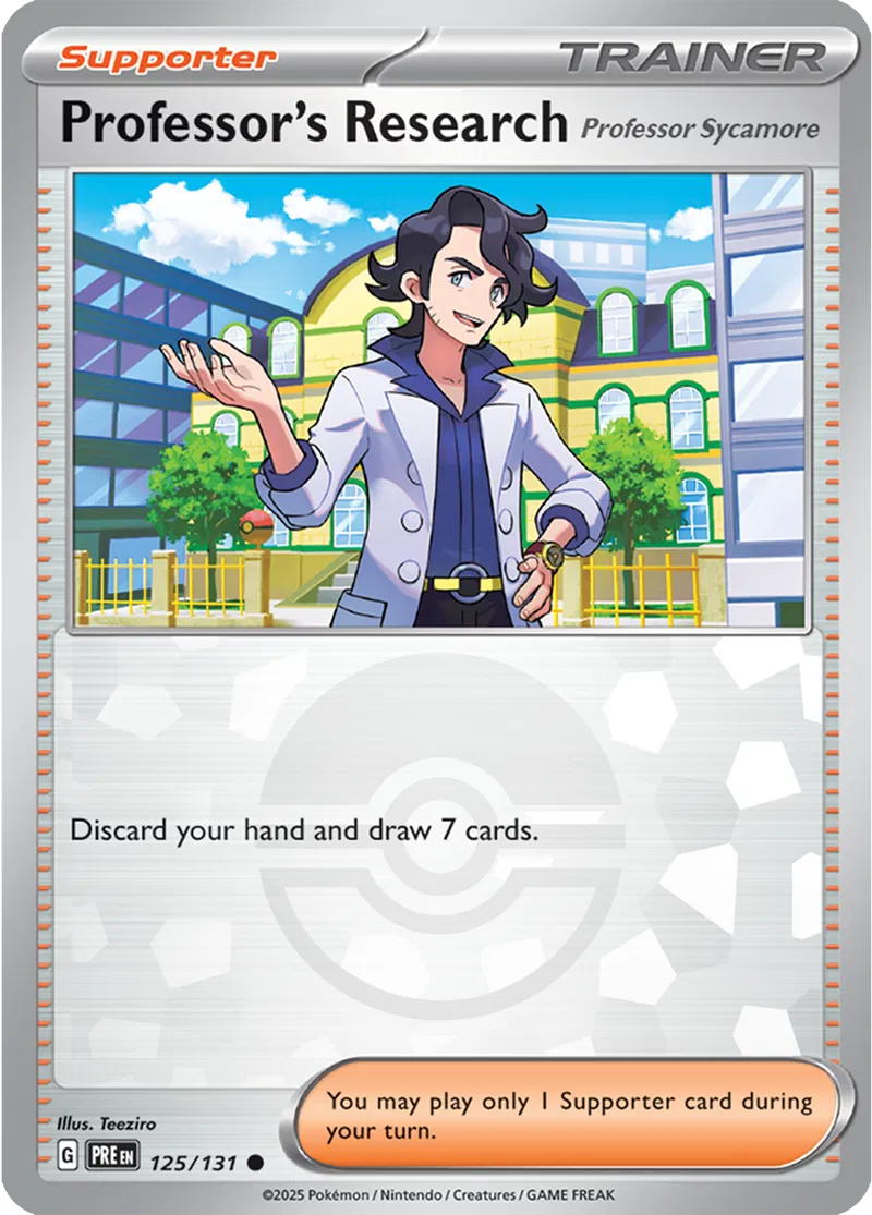 Professor's Research Sycamore Poke ball Holo 125 Normal