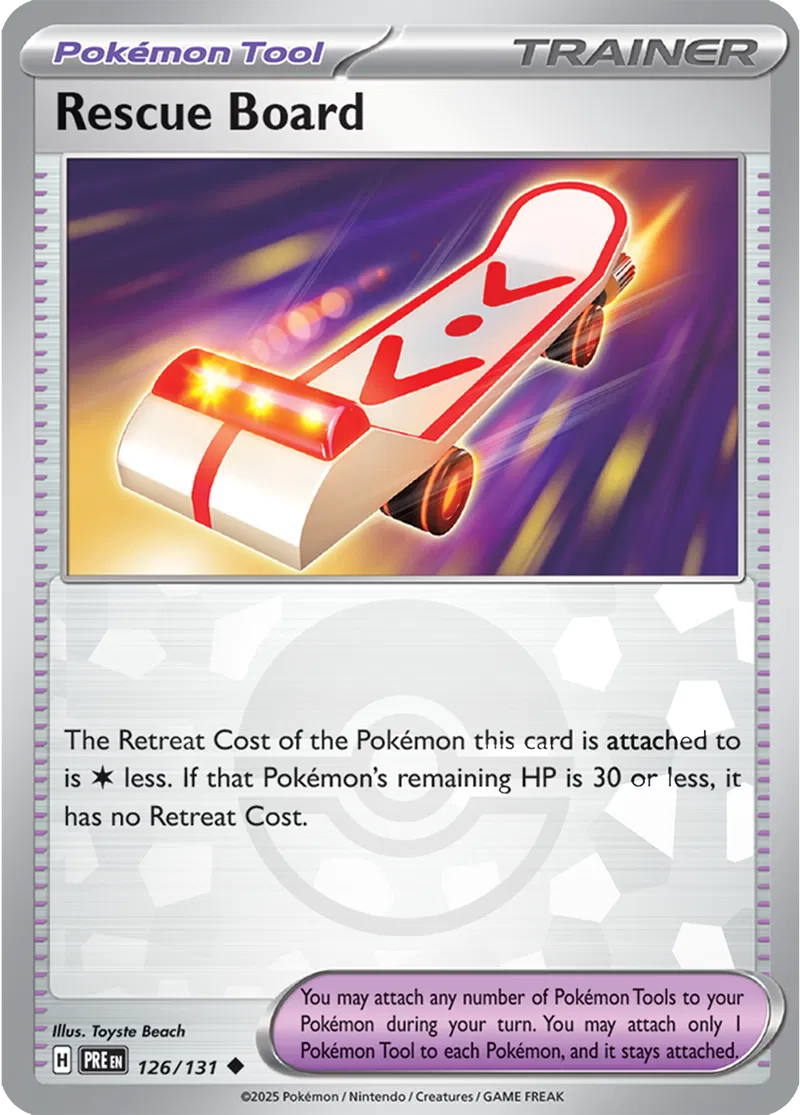Rescue Board Poke ball Holo 126 Normal