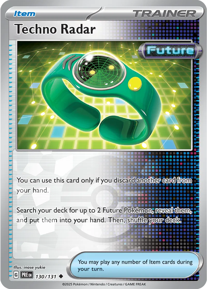Techno Radar Poke ball Holo 130 Normal