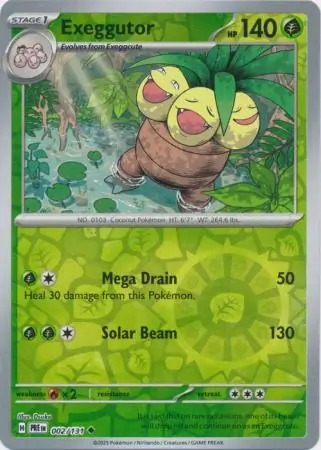 Exeggutor Reverse Holo 002
