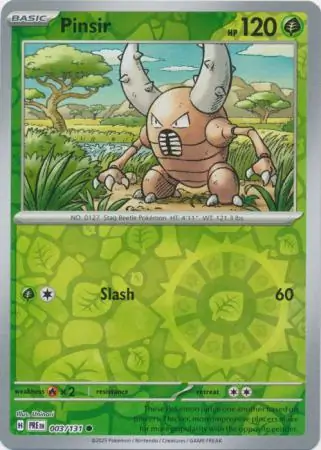 Pinsir Reverse Holo 003 Normal