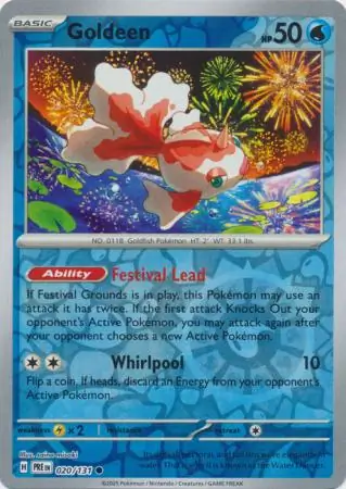 Goldeen Reverse Holo 020 Normal
