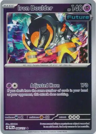 Iron Boulder Reverse Holo 046 Normal