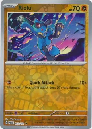 Riolu Reverse Holo 050 Normal