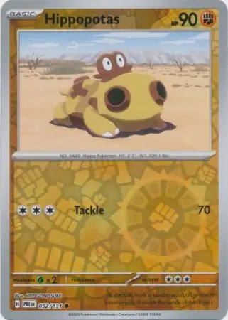 Hippopotas Reverse Holo 052 Normal