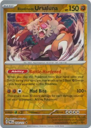 Bloodmoon Ursaluna Reverse Holo 054
