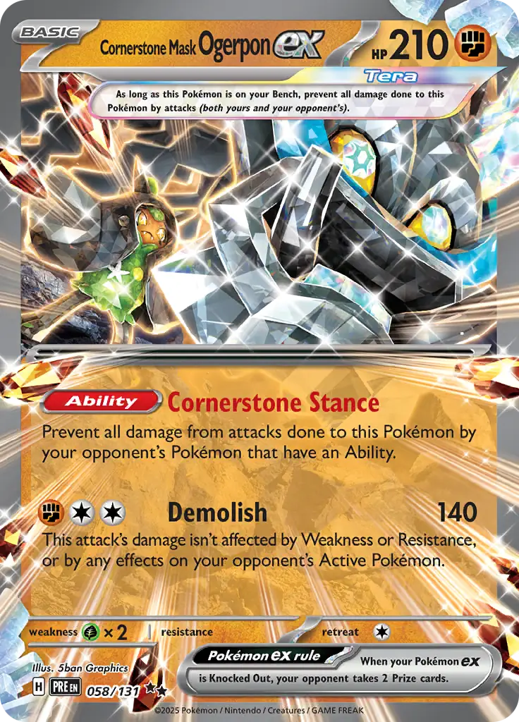 Cornerstone Mask Ogerpon ex 058 Normal