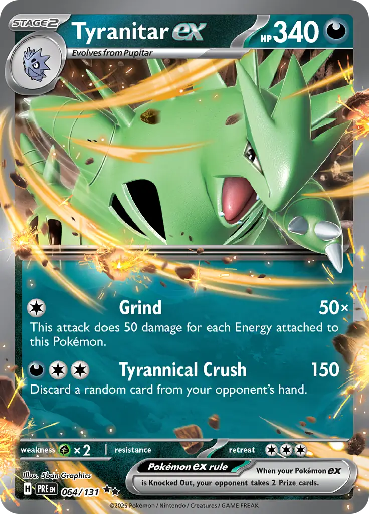 Tyranitar ex 064 Normal
