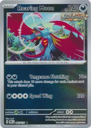 Roaring Moon Reverse Holo 065 Normal