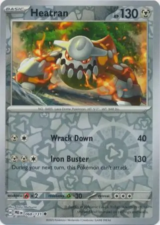 Heatran Reverse Holo 068 Normal