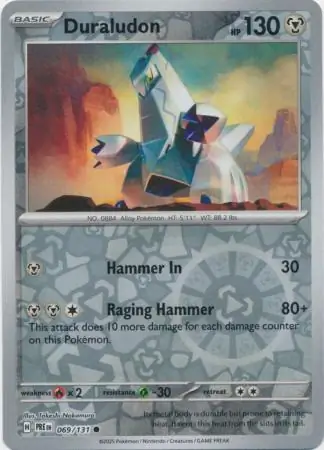 Duraludon Reverse Holo 069 Normal