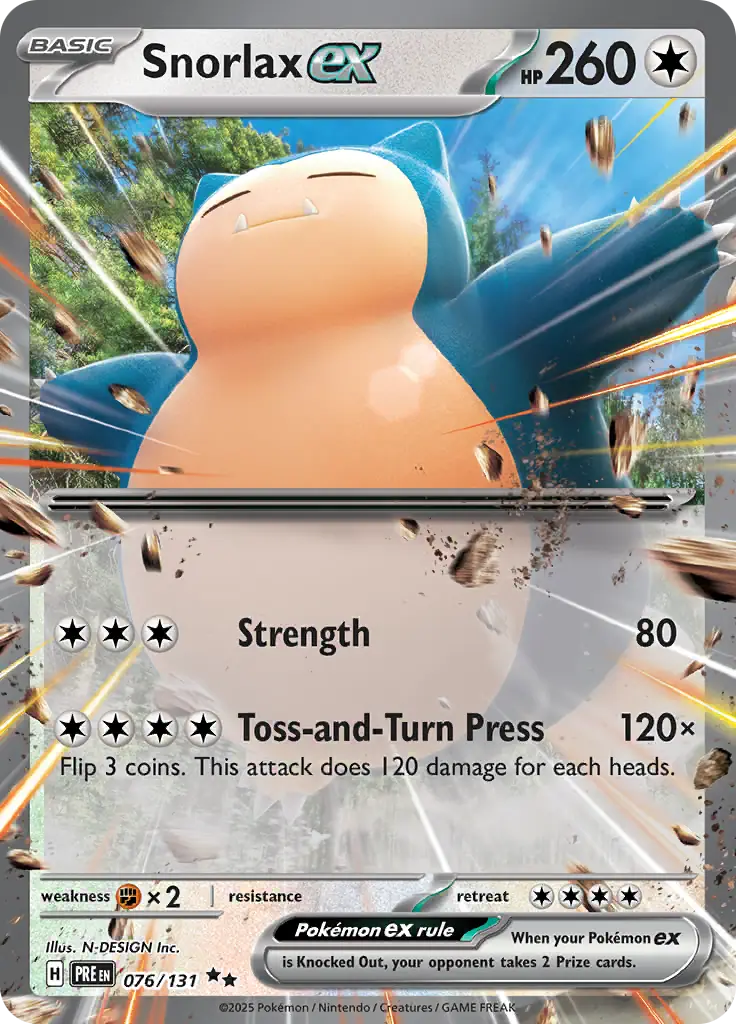 Snorlax ex 076 Normal