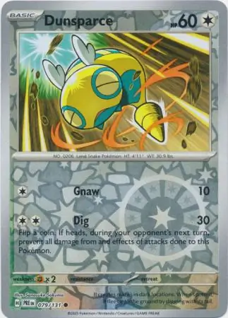 Dunsparce Reverse Holo 079 Normal