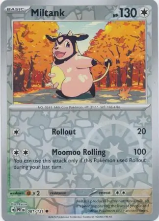Miltank Reverse Holo 081 Normal