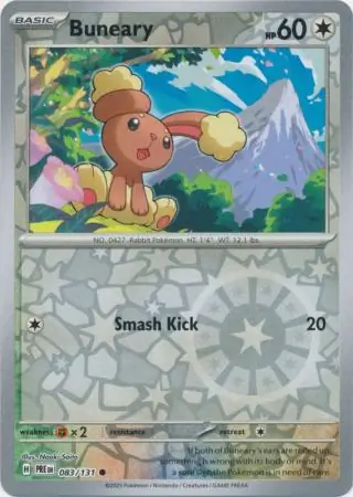 Buneary Reverse Holo 083 Normal