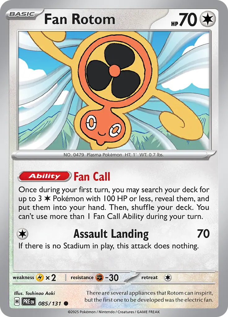 Fan Rotom 085 Normal