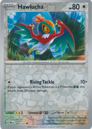 Hawlucha Reverse Holo 089 Normal