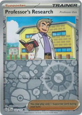 Professor's Research Oak Reverse Holo 122 Normal