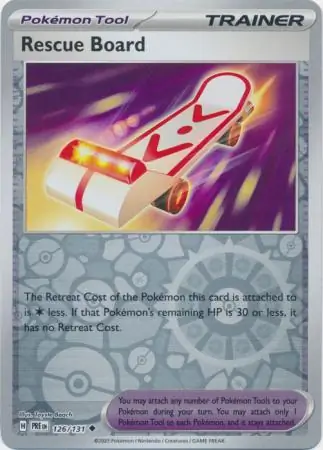 Rescue Board Reverse Holo 126 Normal