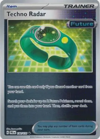 Techno Radar Reverse Holo 130 Normal