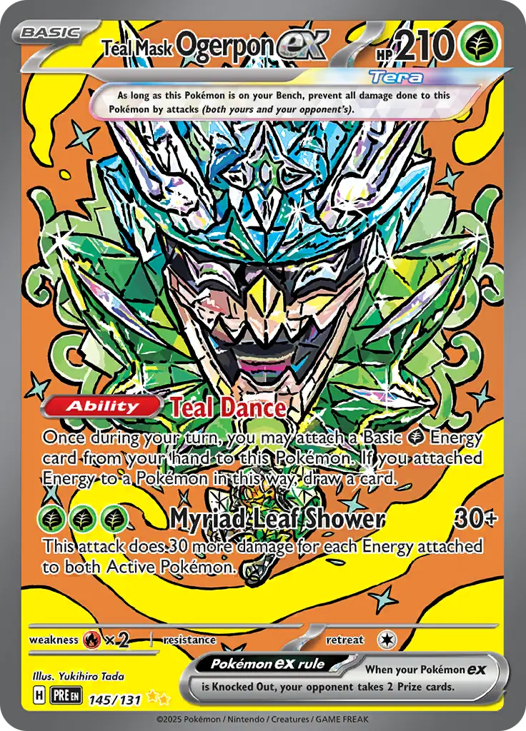 Teal Mask Ogerpon ex 145 Normal