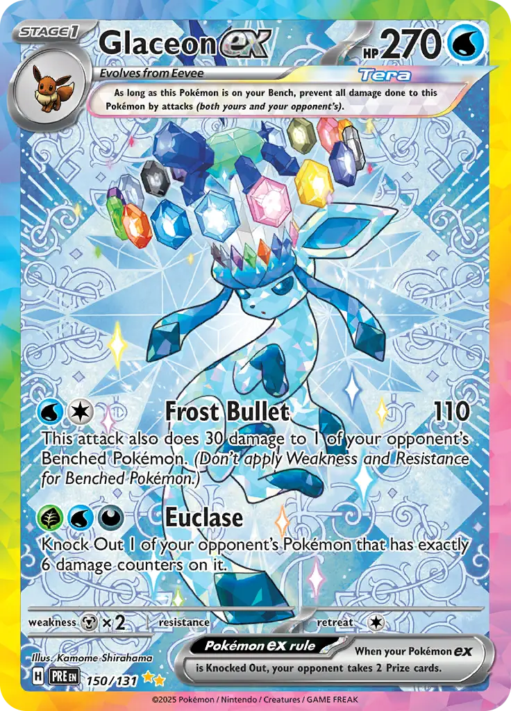 Glaceon ex 150 Normal