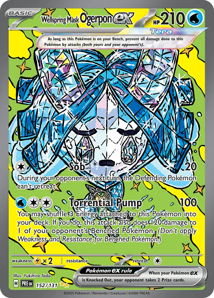 Wellspring Mask Ogerpon ex 152 Normal