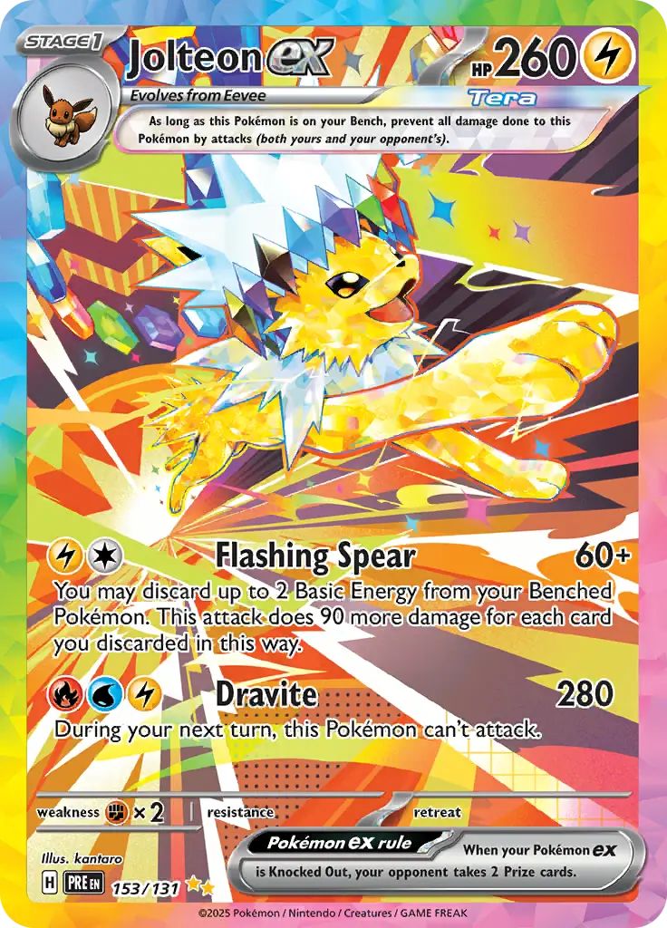 Jolteon ex 153 Normal